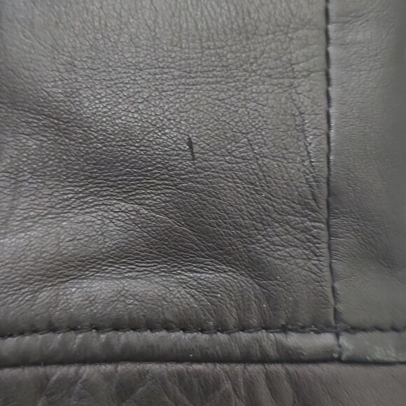 R&O Reilly Olmes 100% Genuine Leather Belted  Jacket size medium - Picture 10 of 13